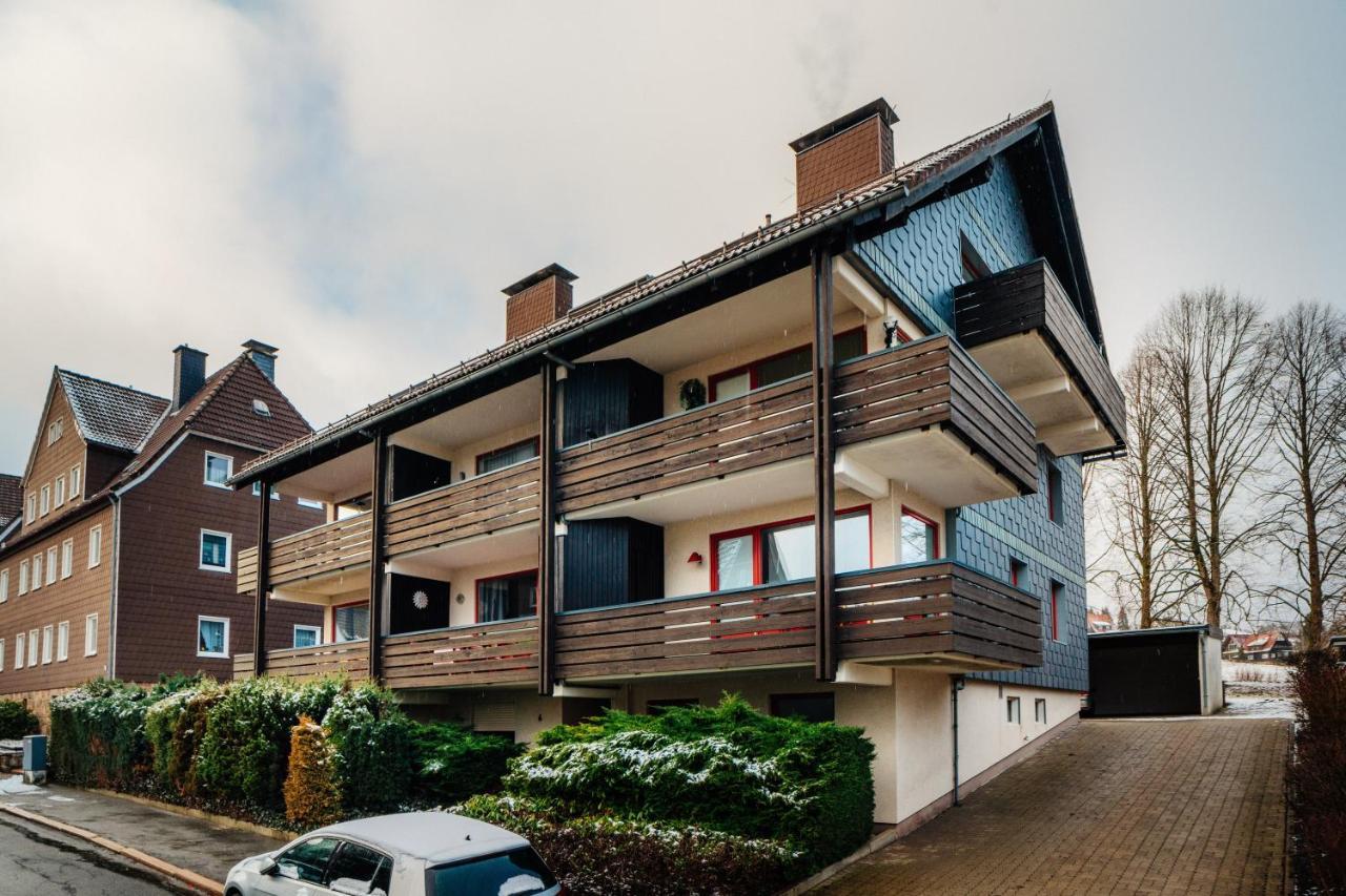 Wohnung An Der Skiwiese - Boxspring - Balkon - 2 Smart Tv - Carport Braunlage Kültér fotó